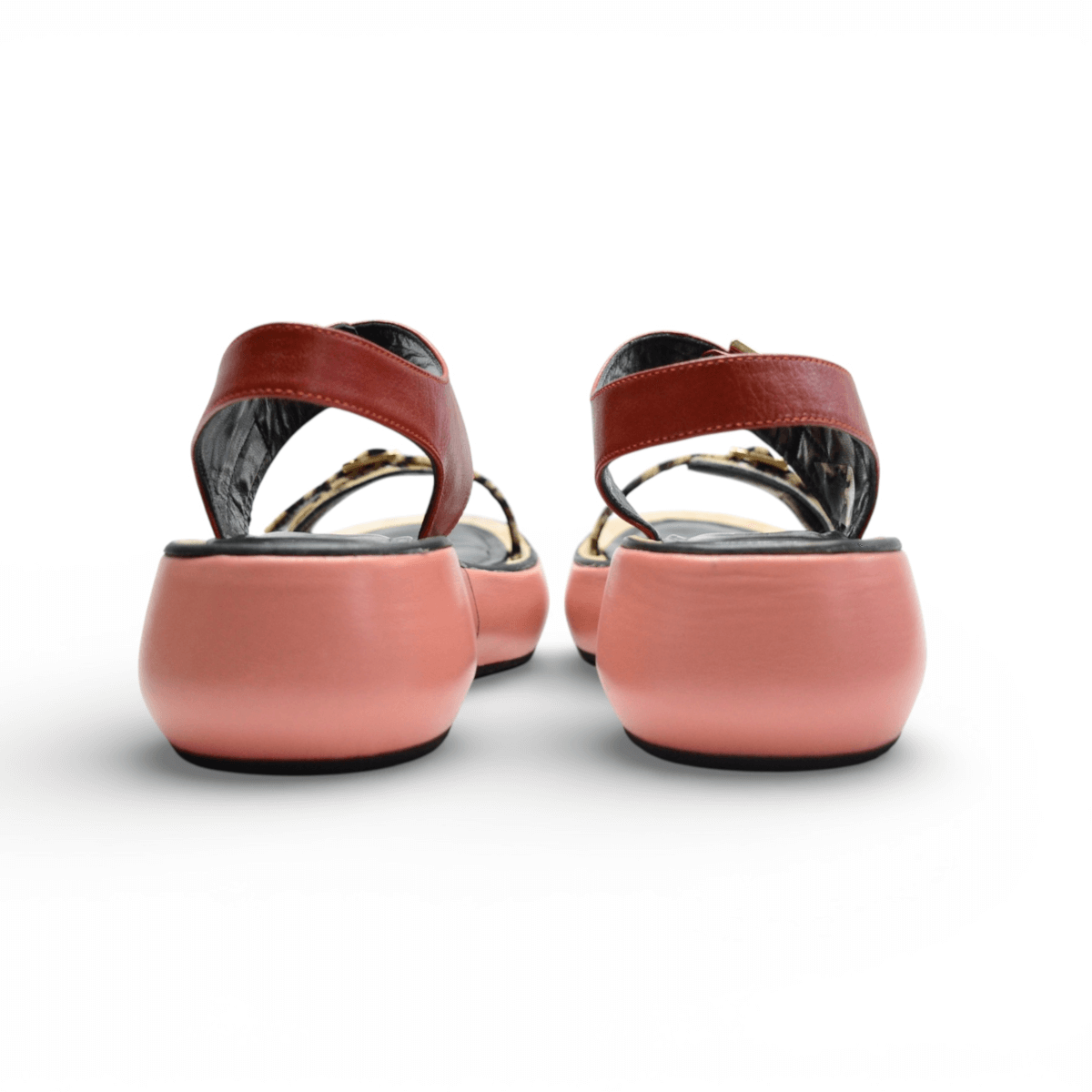 Sandalo Donna Barry Dance Cavallino Maculato Vitello Marrone - Duca d'Ascalona