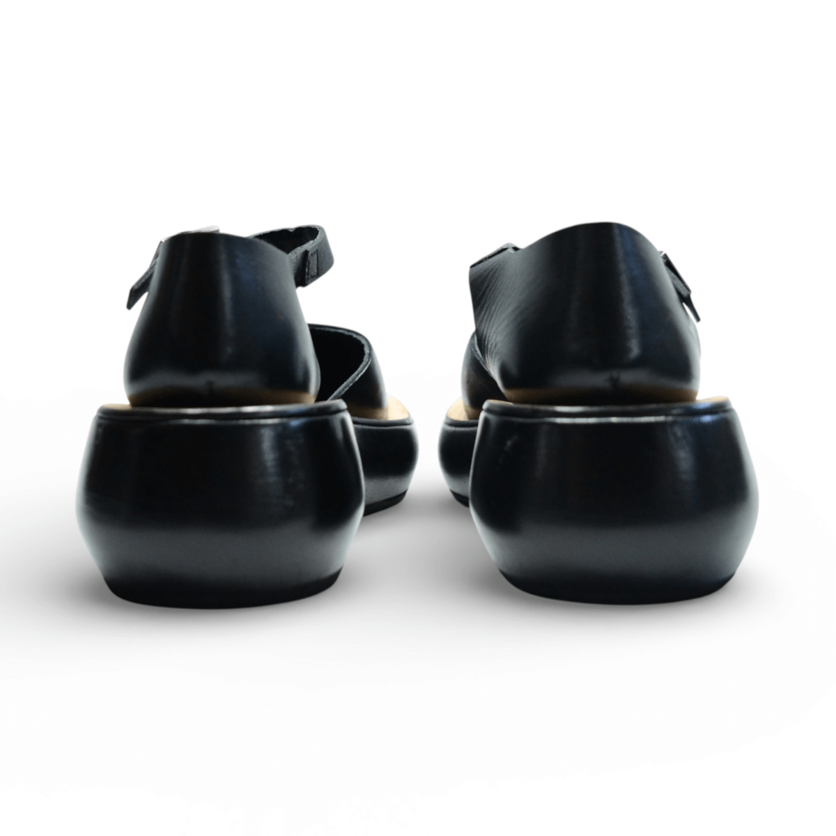 Sandalo Donna Brytney Mary Jane Vitello Nero - Duca d'Ascalona