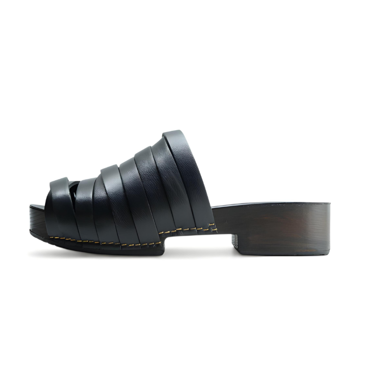 Zoccoli Donna Nanette Black Vitello Nero