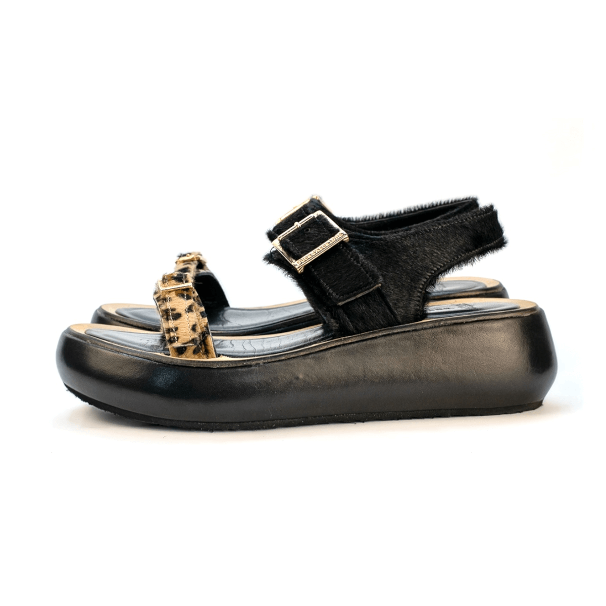 Sandalo Donna Barry Country Cavallino Leopardato - Duca d'Ascalona