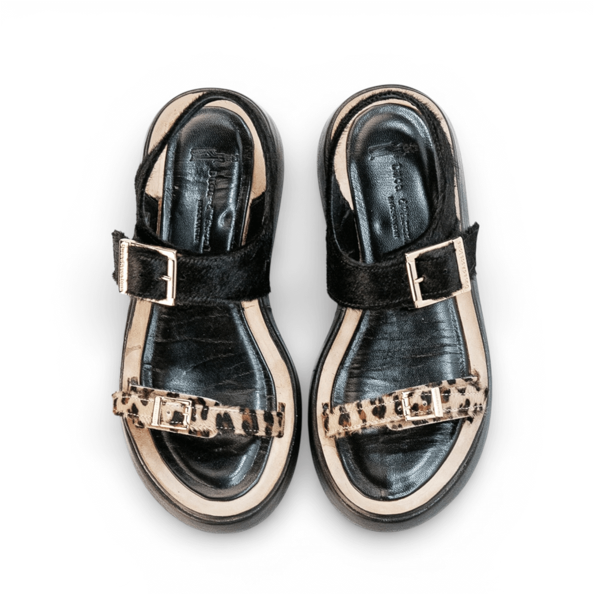 Sandalo Donna Barry Country Cavallino Leopardato - Duca d'Ascalona