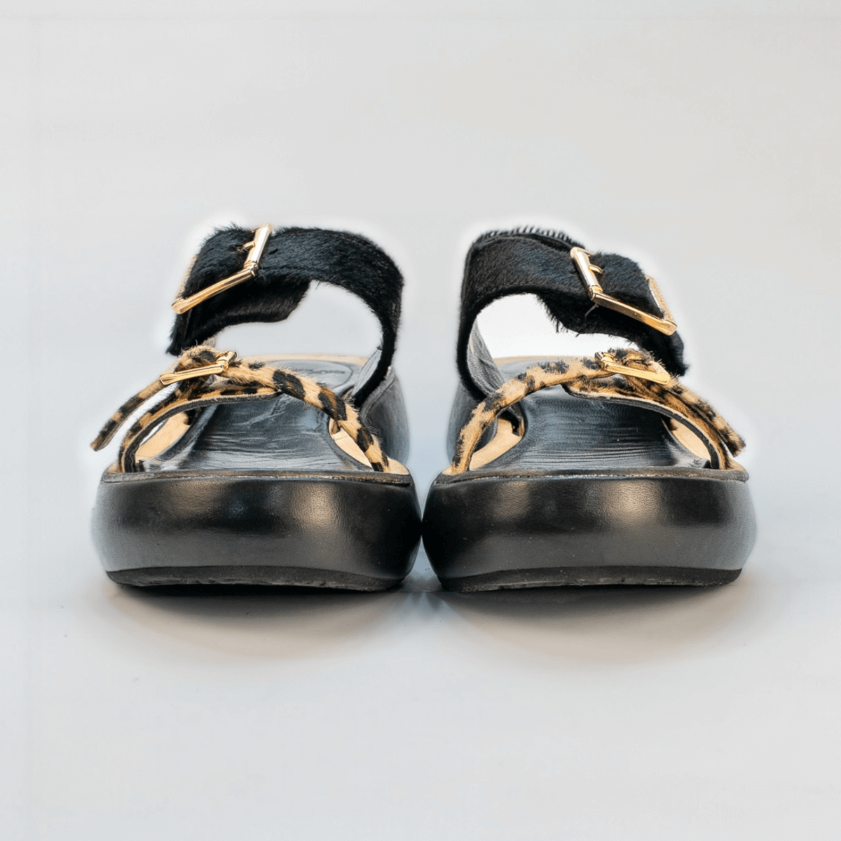 Sandalo Donna Barry Country Cavallino Leopardato - Duca d'Ascalona