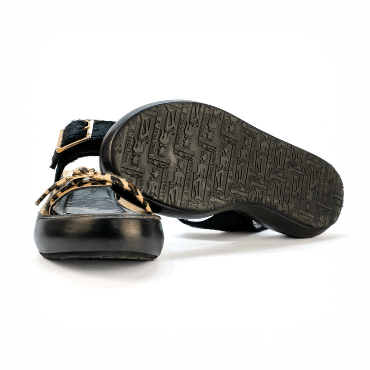 Sandalo Donna Barry Country Cavallino Leopardato - Duca d'Ascalona