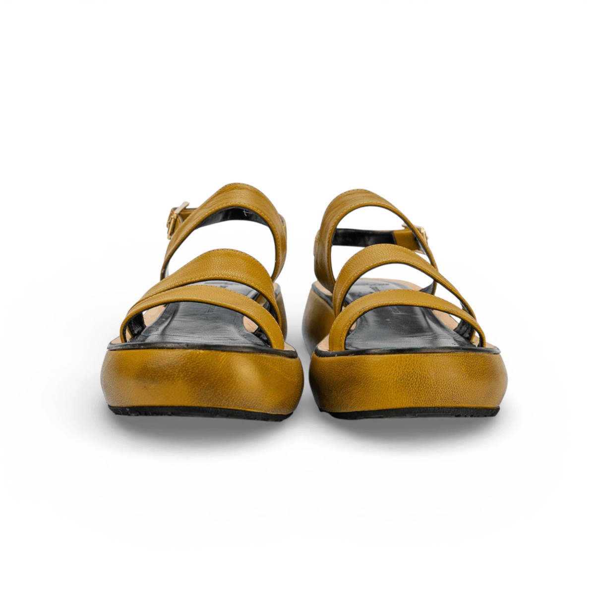 Sandalo Donna Belinda Capretto Senape - Duca d'Ascalona