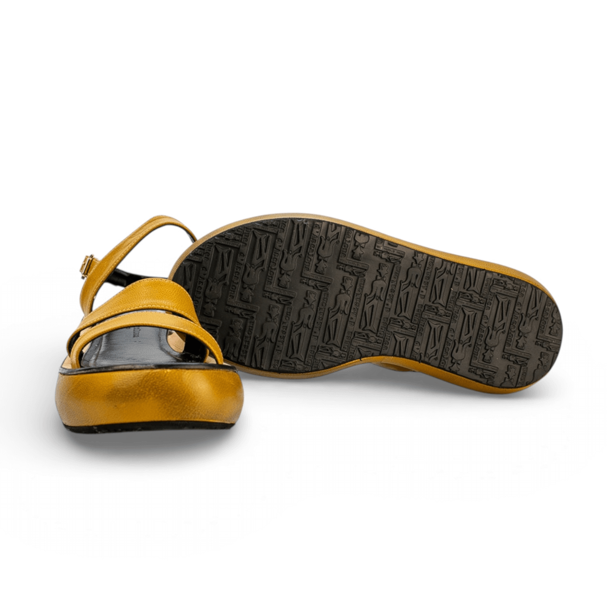 Sandalo Donna Belinda Capretto Senape - Duca d'Ascalona