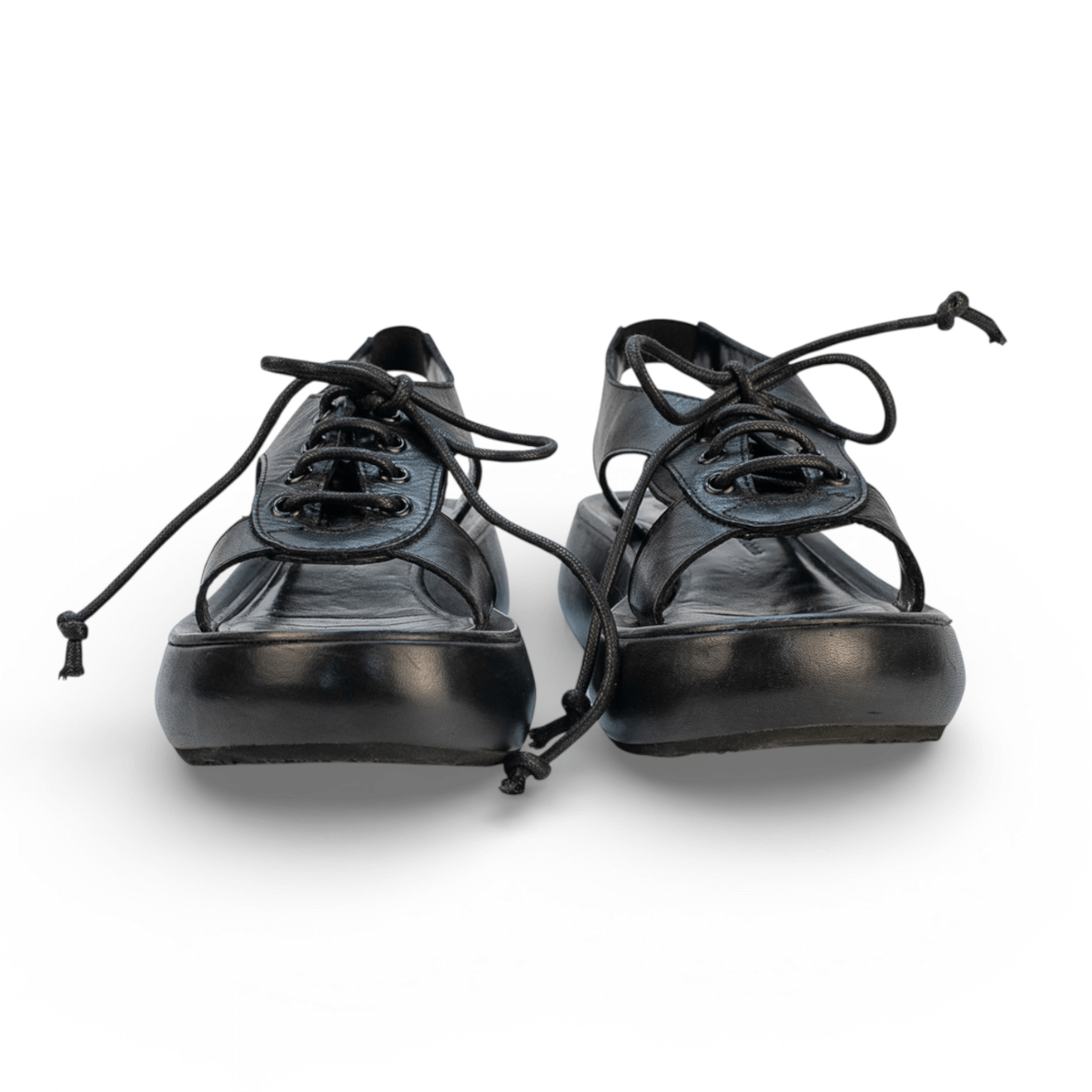 Sandalo Donna Beth Vitello Nero - Duca d'Ascalona